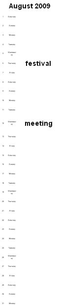 Calendar